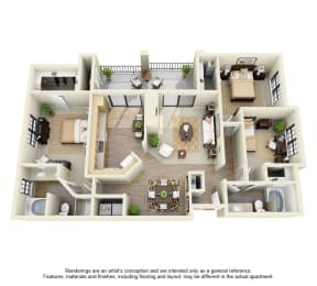  Floor Plan 3 Bed 2 Bath