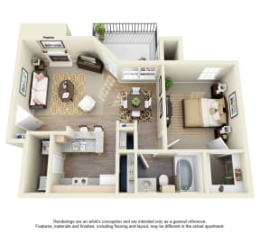 Bentley Place at Willow Bend offers  spacious 1, 2 & 3 Bedroom Apartments in Plano, TX! This is out 2 bedroom floor plan option!