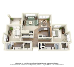 Turnberry Isle Apartments in Dallas, TX offers 1,2 and 3 Bedroom Apartment Homes.