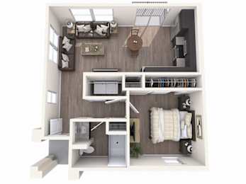 1Bed 1Bath 645sqft at Hampton Meridian, Arizona, 85120