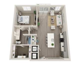 A5 Floor Plan at Icon @ Cooley Station, Gilbert Arizona