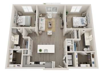 B1 Floor Plan at Icon @ Cooley Station, Gilbert, AZ