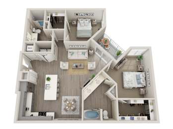 B2 Floor Plan at Icon @ Cooley Station, Gilbert, 85295