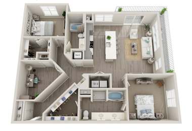 C1 Floor Plan at Icon @ Cooley Station, Arizona