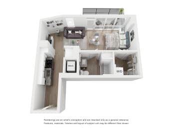 S2 Floor Plan at Link Apartments® H Street, Washington, DC
