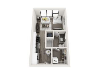 S1 Floor Plan at Link Apartments® Montford, Charlotte, NC, 28209