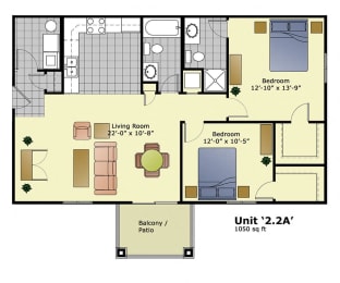  Floor Plan Unit 2.2A