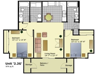  Floor Plan Unit 2.2G