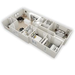 C1 Floor Plan at Evolve at South Bay