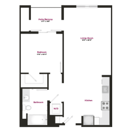 A6 floor plan