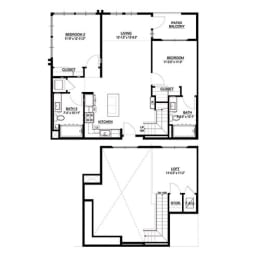 B4 Floor Plan at The Herald Apartments