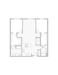 B7 floor plan at Neon Local