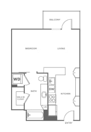 S1 Floor Plan at The Rylan Apartments