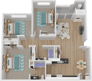 Floor Plan Views at Marina Village Apartments