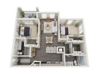 Floor Plan  a 1 bedroom floor plan  395