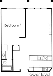  Floor Plan 2BR 2BA LOFT - FLOOR PLAN D - 972 HILGARD