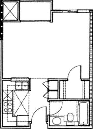 Apartment Studio floor plan
