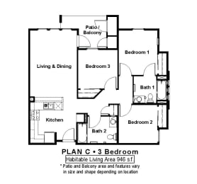 Floor Plan  Floor Plan C
