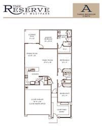  Floor Plan 3 Bed 2 Bath - 1493 sqft