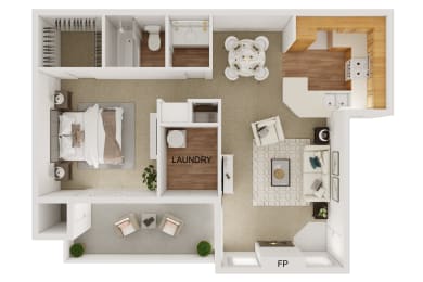Arroyo Villa 1 Bed 1 Bath B at Arroyo Villa Apartments, California, 91320