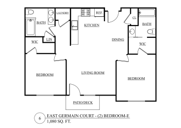 a floor plan of a house with bedrooms and a living room