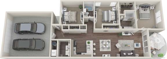 3-bed floor plan II