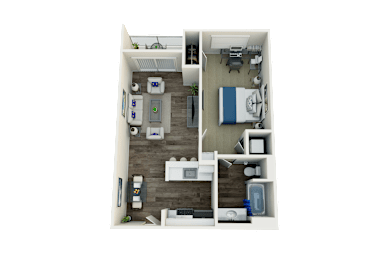 A2 Floor Plan at Vues on Gordon, California
