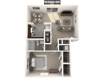 One Bedroom Mishawaka Apartment