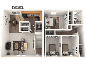 Archers Pointe Three Bedroom Townhome