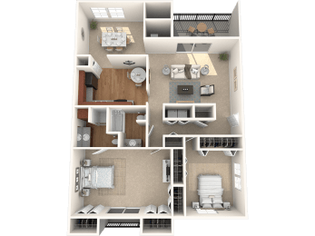 Keystone Crossing Apartment 3 Bedroom
