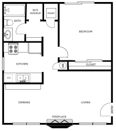 a floor plan of a home