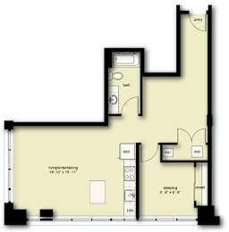 B2 Floor Plan at Stadium Place, Seattle