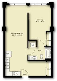 a diagram of a floor plan of a room