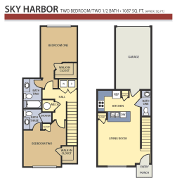 Liberty Landing Apartments Floor Plan, West Jordan, Utah Sky Harbor