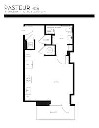 Pasteur HCA Floor Plan