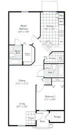  Floor Plan Monet I