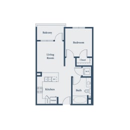  Floor Plan A105