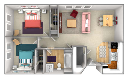 Windsor Square 2 Bedroom Floorplan