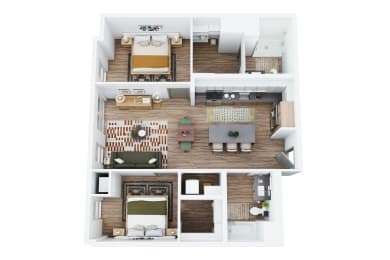 2 bed 2 bath at Slabtown Square Apartments, Oregon, 97209