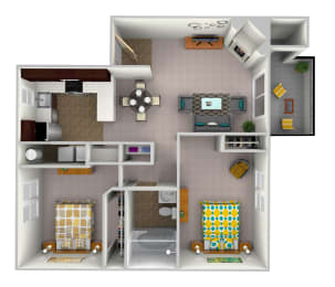  Floor Plan 2x1 Upper