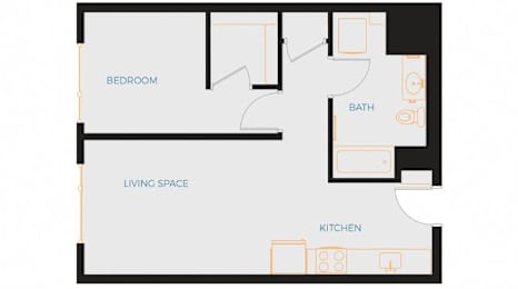 a blueprint of a floor plan of a house