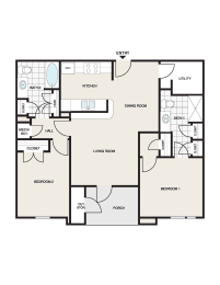 a floor plan of a 2103 sq ft apartment