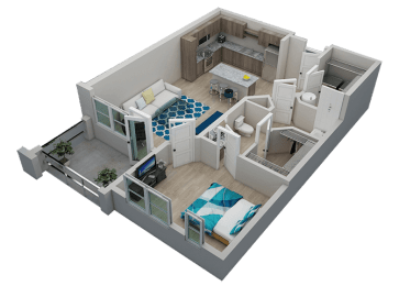 Horizon 1x1 at The Residences at The Green Apartments in Lakewood Ranch, FL