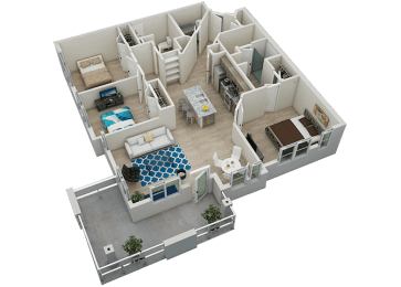 Tradewind floor plan at Residences at The Green in Lakewood Ranch, FL