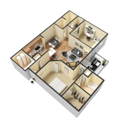 Doubles Floor plan layout