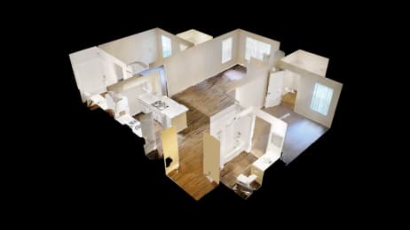Two Bedroom Two Bathroom Floor Plan
