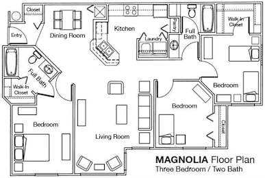 3x2 floor plan