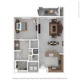 1 bedroom 1 bathroom floorplan