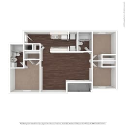 3 Bedroom 2 Bathroom Floor Plan