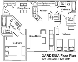 Whispering Pines 2x2 Floor Plan